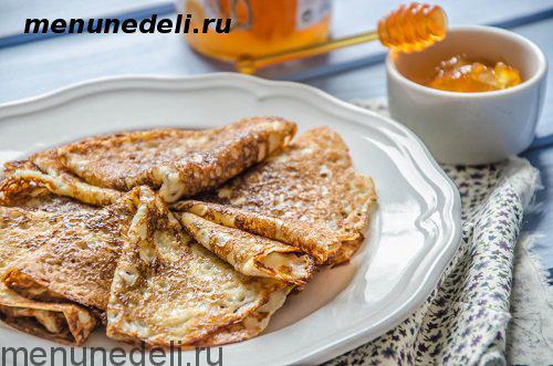 Блины на кефире