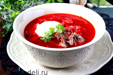 Рецепт борща классический с пошаговыми фото | Меню недели