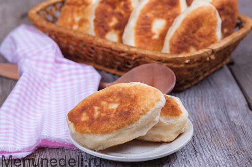Жареные пирожки с картошкой