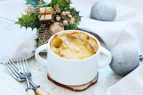 Жюльен с грибами и курицей