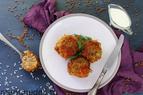 Рецепт тефтелей из гречки без мяса с фото | Меню недели