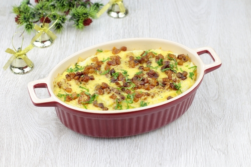 Пюре из картофеля с беконом и сыром: праздничный рецепт | Меню недели
